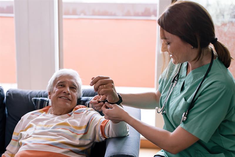 Sköterska Och Patient