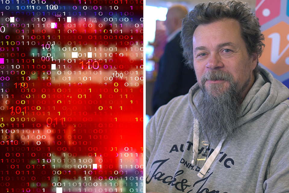Ettor Och Nollor På Röd Bakgrund; Henrik Kåräng, It Tekniker, Kils Kommun; Säkerhet, Ransomwareattack, It Arenan