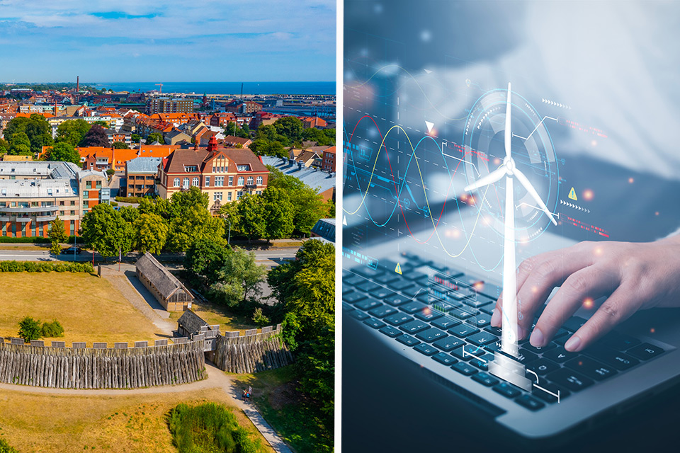 Bild På Trelleborg Och Person Vid Dator(1)